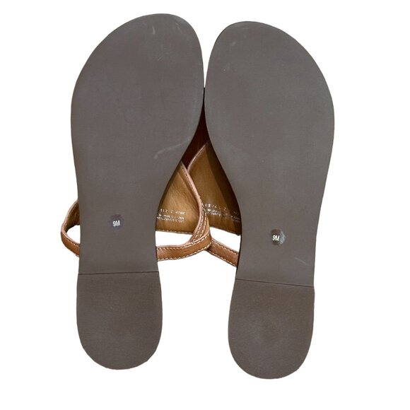 Tory Burch Suede With Leather Trim Sandal, Chestnut, Size 9 - Picture 7 of 9